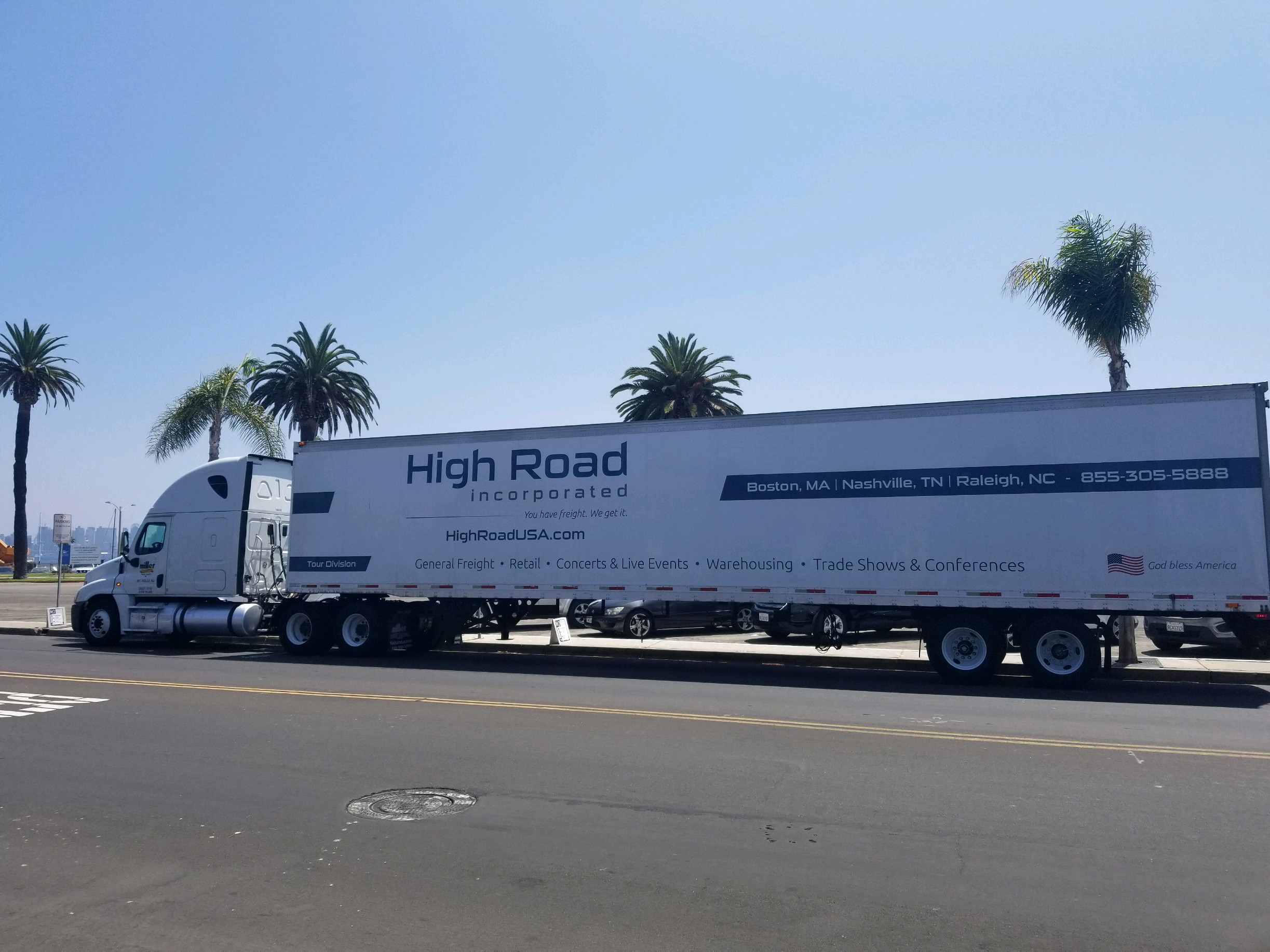High Road truck in CA